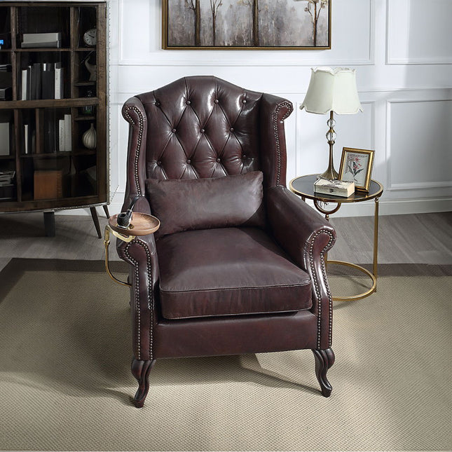 Pino - Accent Chair - Vintage Brown - Tony's Home Furnishings