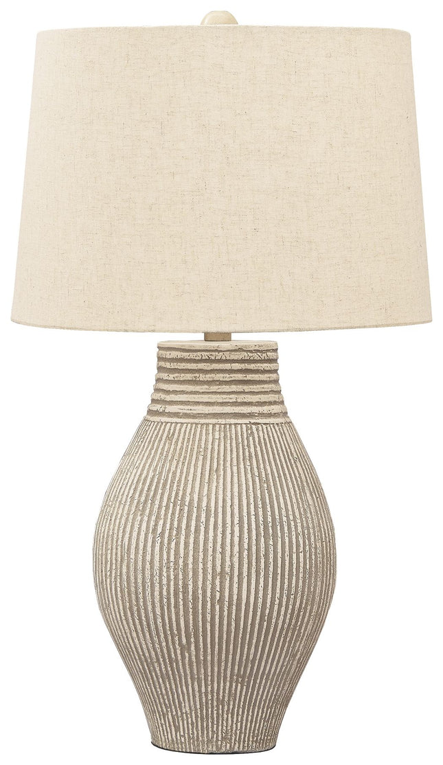 Layal - Black - Paper Table Lamp Ashley Furniture 