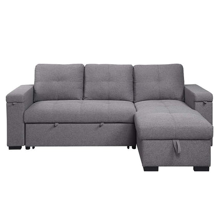 Jacop - Sectional Sofa - Dark Gray Fabric ACME 