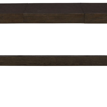 Burkhaus - Dark Brown - Rectangular Dining Room Extension Table Signature Design by Ashley® 