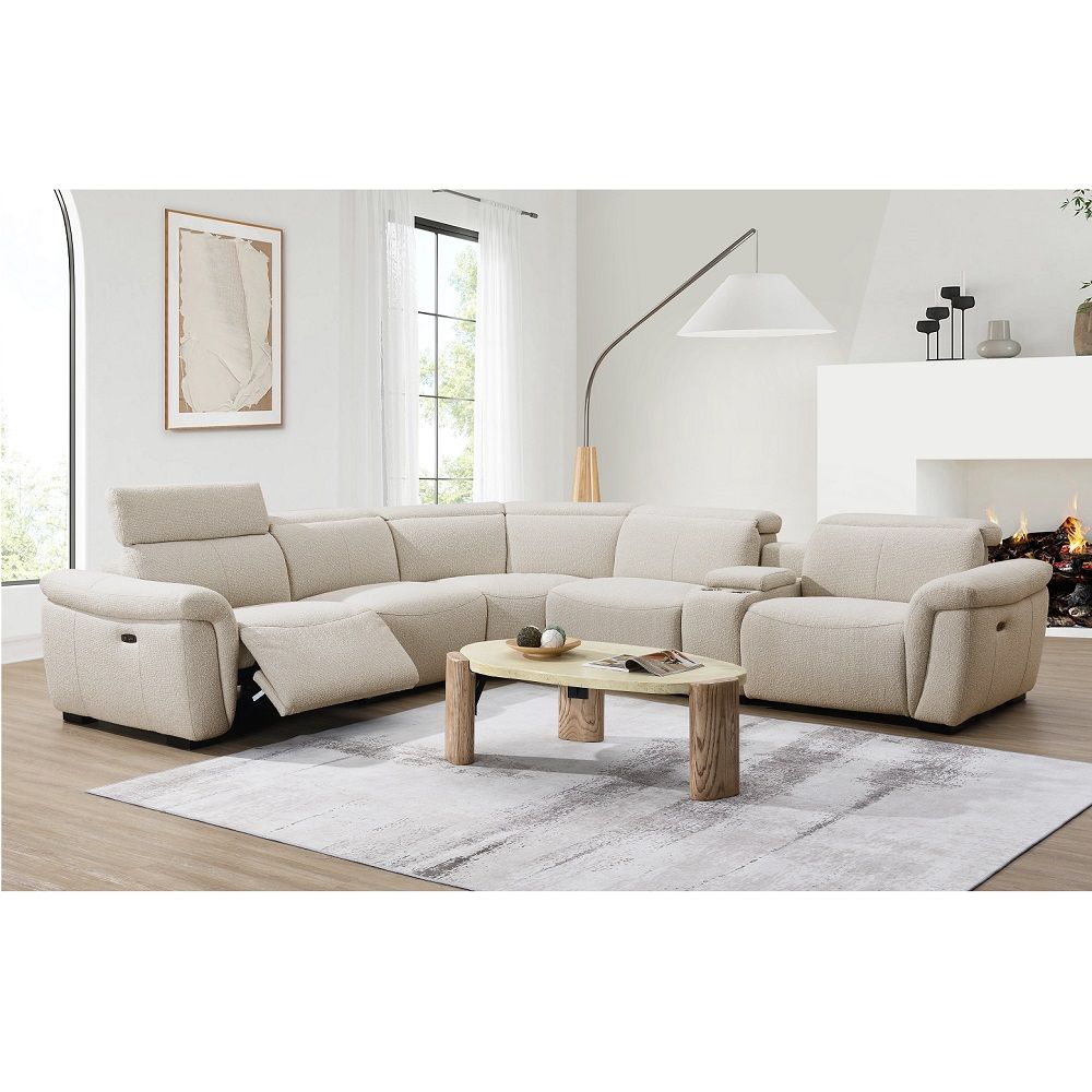 Dayana - Power Motion Sectional Sofa - Beige - Tony's Home Furnishings