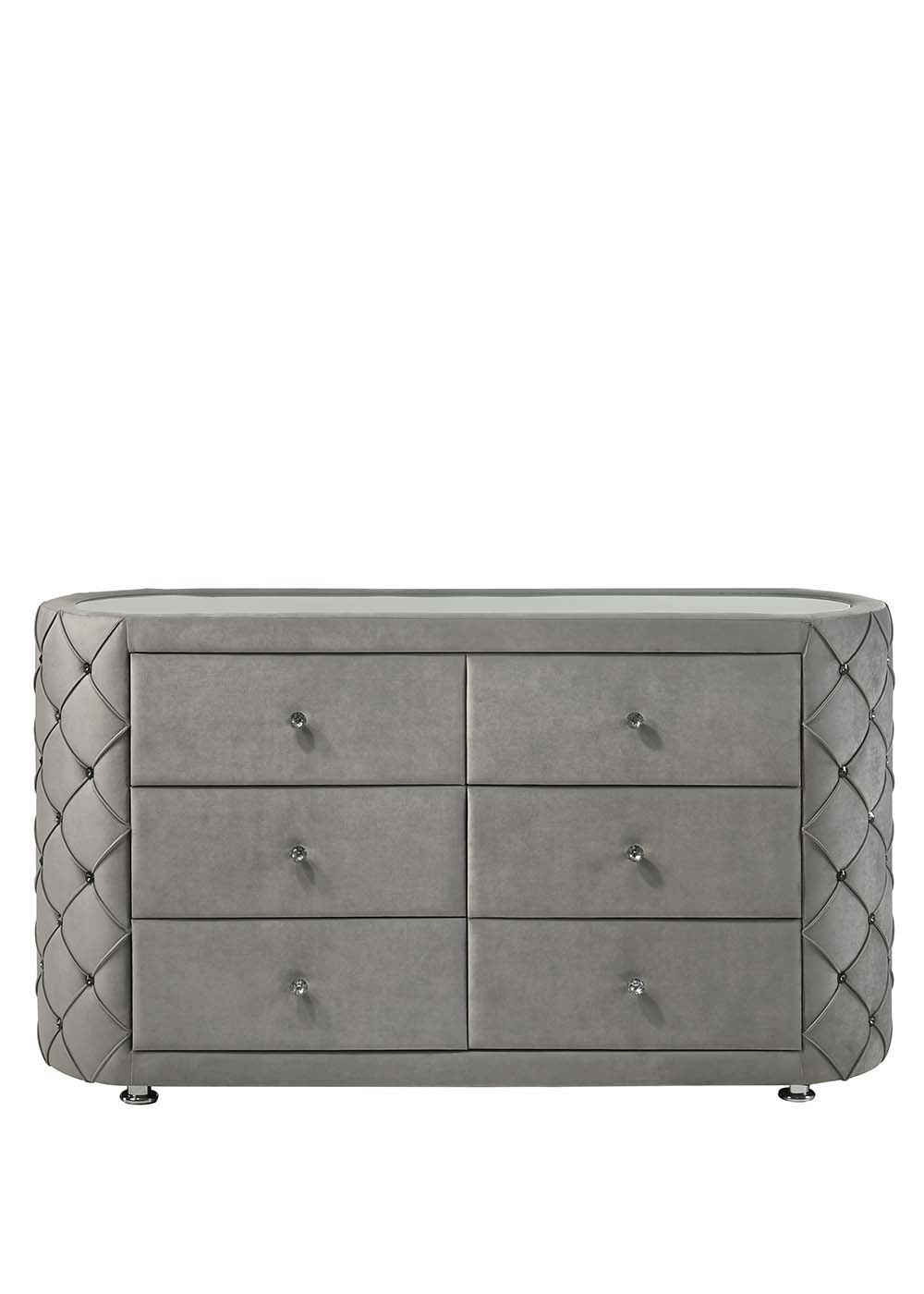 Perine - Dresser - Gray Velvet ACME 