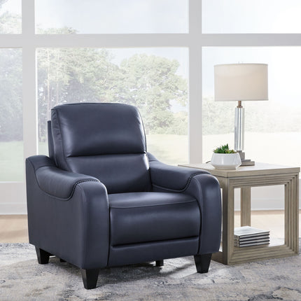 Mercomatic - Power Recliner With Adj Headrest Signature Design by Ashley® 