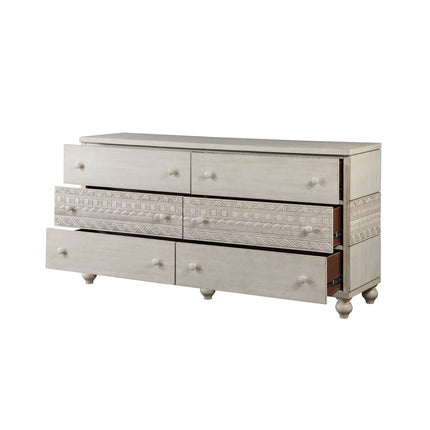 Roselyne - Dresser - Antique White Finish ACME 