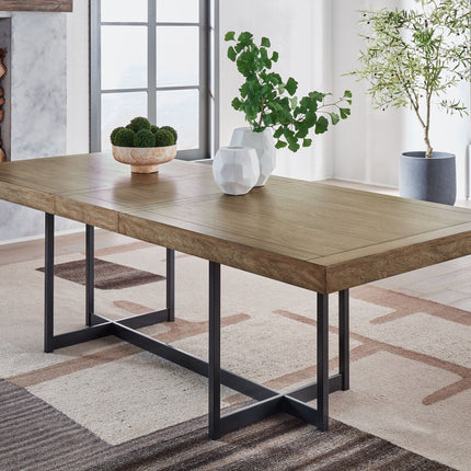 Tomtyn - Light Brown - Rectangular Dining Room Extension Table Signature Design by Ashley® 