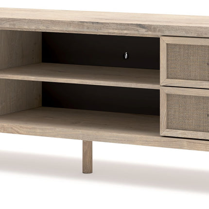 Cielden - Two-tone - Extra Large TV Stand Signature Design by Ashley® 