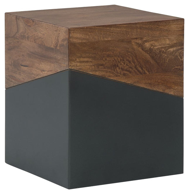 Trailbend - Brown / Gunmetal - Accent Table Signature Design by Ashley® 