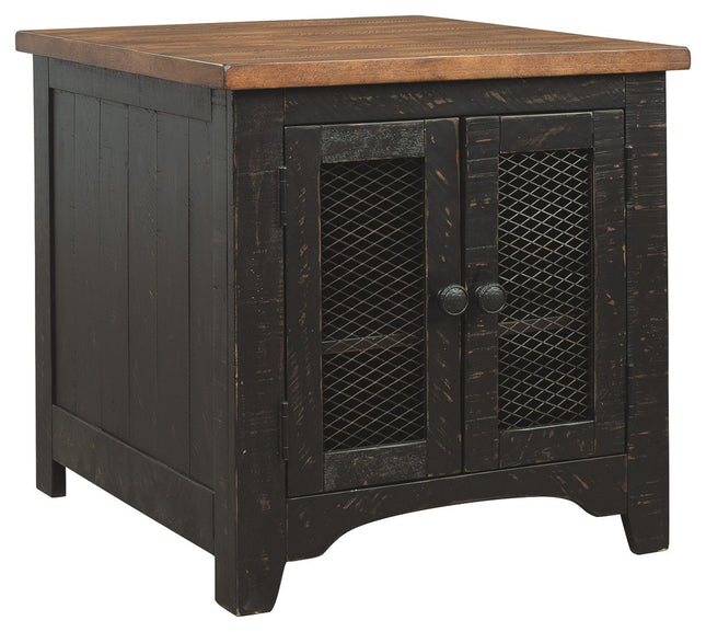 Valebeck - Black / Brown - Rectangular End Table Ashley Furniture 