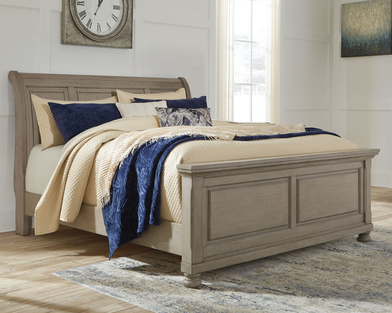 Lettner - Sleigh Bed Signature Design by Ashley® 