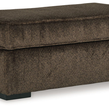 Aylesworth - Chocolate - Ottoman - Tony's Home Furnishings