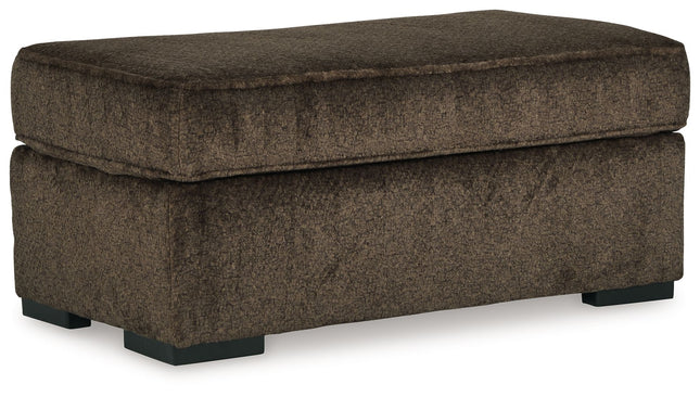 Aylesworth - Chocolate - Ottoman - Tony's Home Furnishings