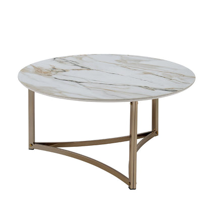 Zaidee - Coffee Table - Sintered Champagne - Tony's Home Furnishings