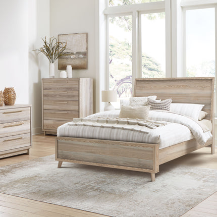 Hasbrick - Panel Bedroom Set With Framed Panel Footboard Signature Design by Ashley® 