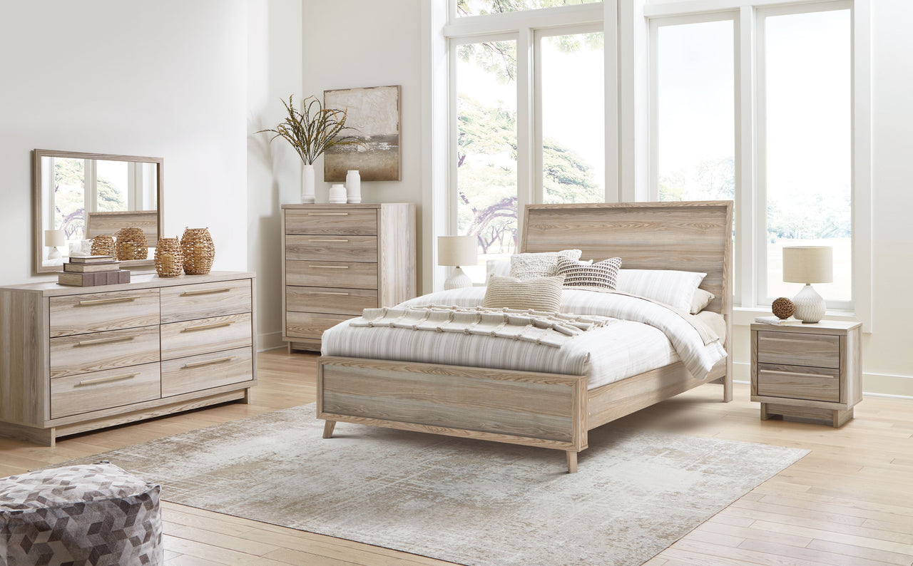 Hasbrick - Panel Bedroom Set With Framed Panel Footboard Signature Design by Ashley® 
