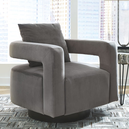 Alcoma - Otter - Swivel Accent Chair Ashley Furniture 