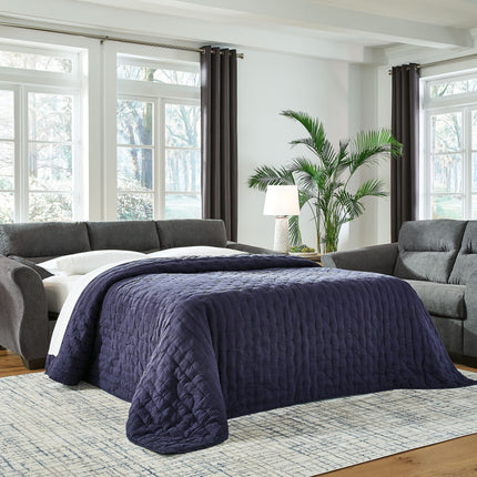 Miravel - Gunmetal - Queen Sofa Sleeper Signature Design by Ashley® 