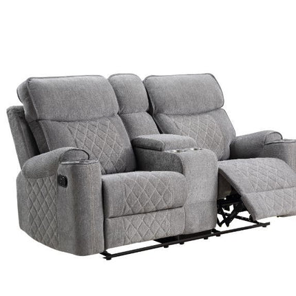 Aulada - Loveseat - Gray Fabric ACME 