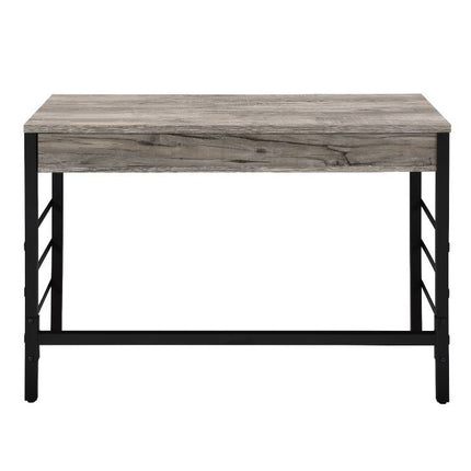 Disho - Desk - Light Weathered Oak & Black Finish ACME 