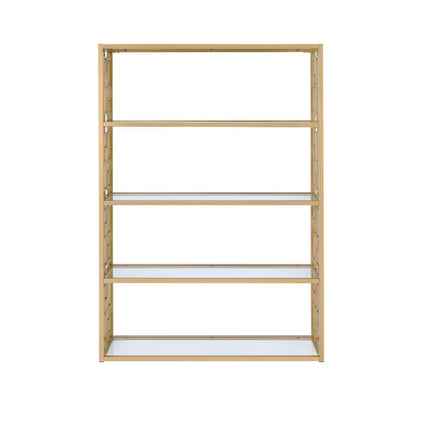 Blanrio - Bookshelf - Gold & Clear Glass ACME 