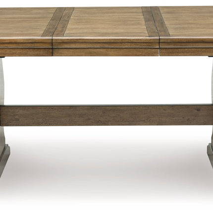 Sturlayne - Brown - Rectangular Dining Room Extension Table Benchcraft® 