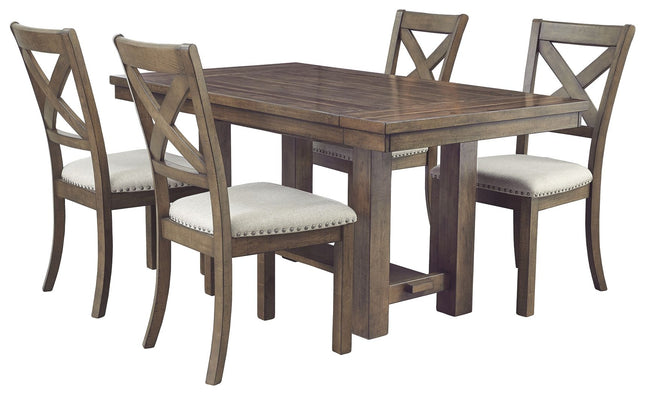 Moriville - Grayish Brown - Rectangular Dining Room Extension Table Ashley Furniture 