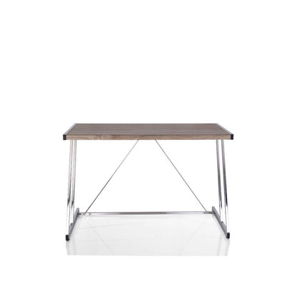 Finis - Desk - Weathered Oak & Chrome ACME 