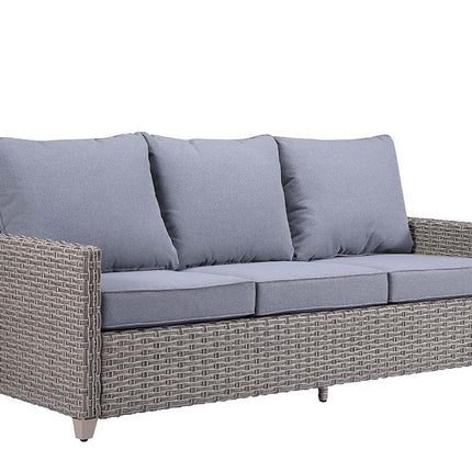 Greeley - Patio Set - Gray Fabric & Gray Finish ACME 