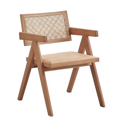 Velentina - Arm Chair (Set of 2) - Rattan & Natural ACME 