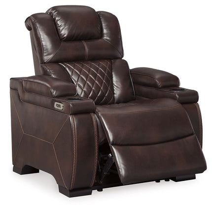 Warnerton - Brown Dark - Pwr Recliner/Adj Headrest Signature Design by Ashley® 