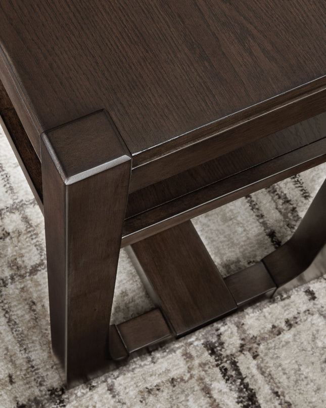 Breckington - Dark Brown - Sofa Table Signature Design by Ashley® 