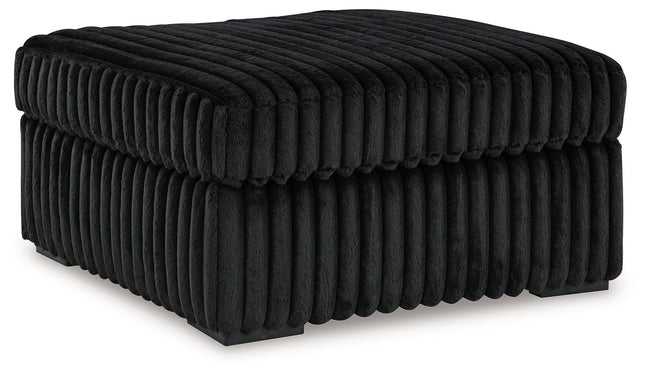 Midnight-madness - Onyx - Oversized Accent Ottoman Signature Design by Ashley® 