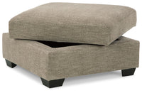 Thumbnail for Creswell - Stone - Ottoman With Storage - Tony's Home Furnishings