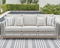 Thumbnail for Seton Creek - Gray - Sofa With Cushion - Tony's Home Furnishings