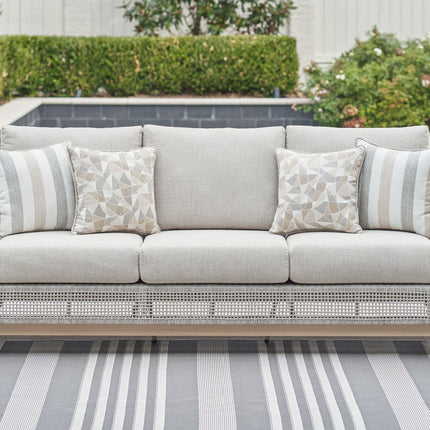 Seton Creek - Gray - Sofa With Cushion Signature Design by Ashley® 