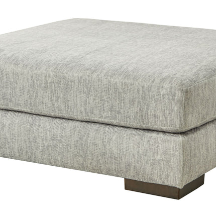 Regent Park - Pewter - Oversized Accent Ottoman Ashley Furniture 