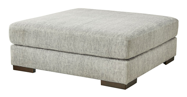 Regent Park - Pewter - Oversized Accent Ottoman Ashley Furniture 