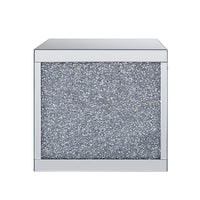 Noralie - End Table - Mirrored & Faux Diamonds - 23