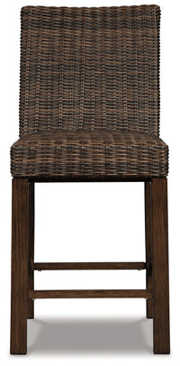 Paradise - Medium Brown - Barstool (Set of 2) Ashley Furniture 