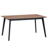 Rebi - Dining Table - Walnut & Black Finish - Tony's Home Furnishings