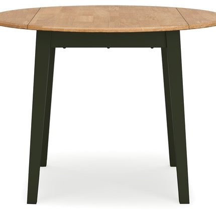 Gesthaven - Round Dining Room Drop Leaf Table Signature Design by Ashley® 