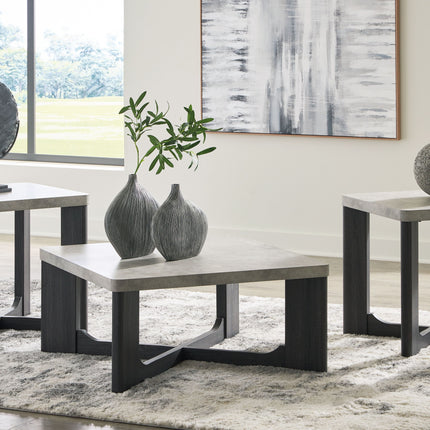 Sharstorm - Two-tone Gray - Occasional Table Set (Set of 3) Signature Design by Ashley® 