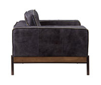 Silchester - Sofa - Antique Ebony Top Grain Leather ACME 