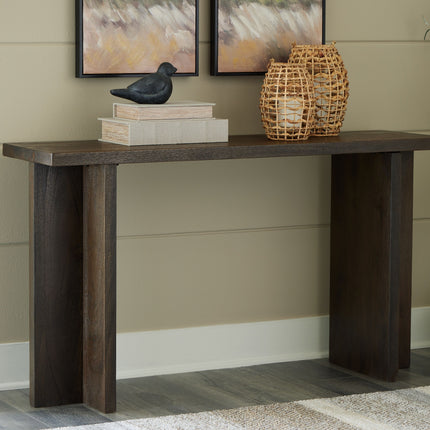 Jalenry - Grayish Brown - Console Sofa Table Signature Design by Ashley® 