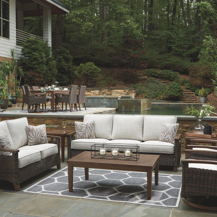 Paradise Trail - Medium Brown - 3 Pc. - Lounge Set Signature Design by Ashley® 