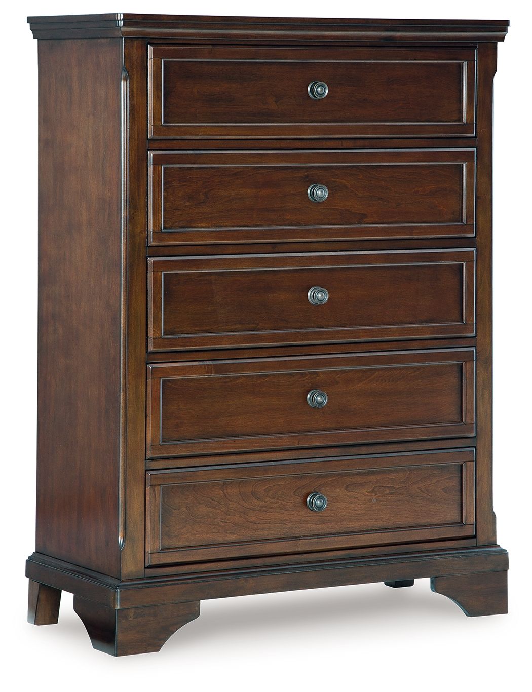 Trellington - Brown - Five Drawer Chest - Tony's Home Furnishings