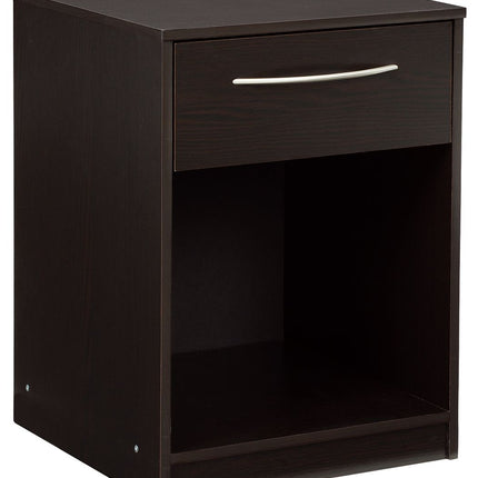 Finch - Black - One Drawer Night Stand Signature Design by Ashley® 