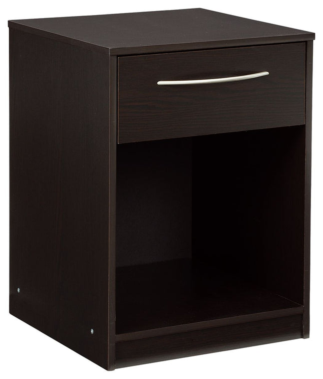 Finch - Black - One Drawer Night Stand Signature Design by Ashley® 