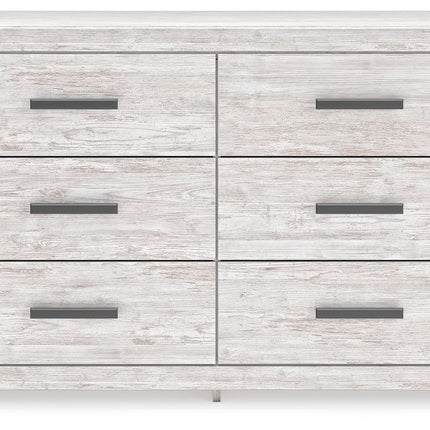 Cayboni - Whitewash - Six Drawer Dresser Signature Design by Ashley® 