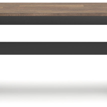 Wildenauer - Brown / Black - Large Dining Room Bench Signature Design by Ashley® 