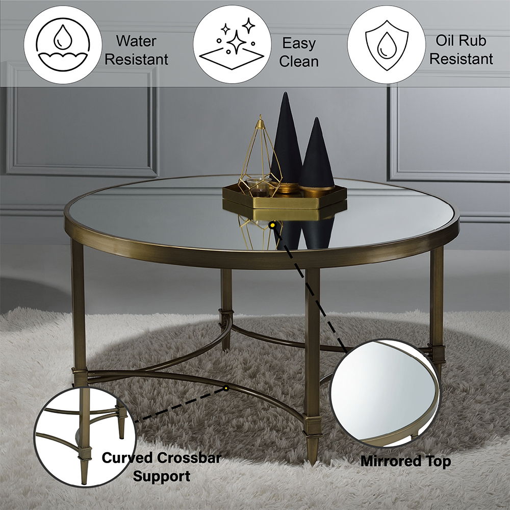Aditya - Coffee Table - Antique Brass ACME 